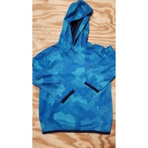 OLD NAVY Kids boy top hoodie sweatshirt X-SMALL blue/black long sleeve